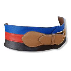 hermes belt leather courchevel multicoloured frontview1