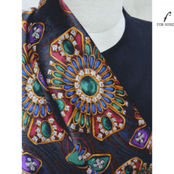 chanel vintage silk stole gripoix patterns pic3
